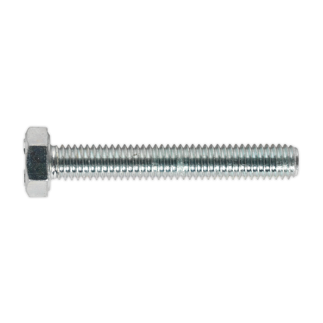 Sealey SS640 8.8 Zinc Plated HT Setscrew M6 x 40mm, DIN 933 - Pack of 50