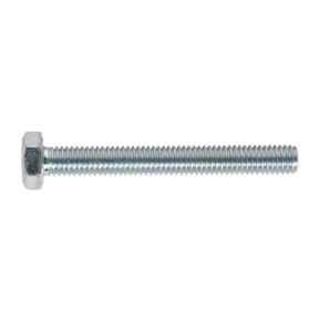 Sealey SS650 8.8 Zinc Plated HT Setscrew M6 x 50mm, DIN 933 - Pack of 50