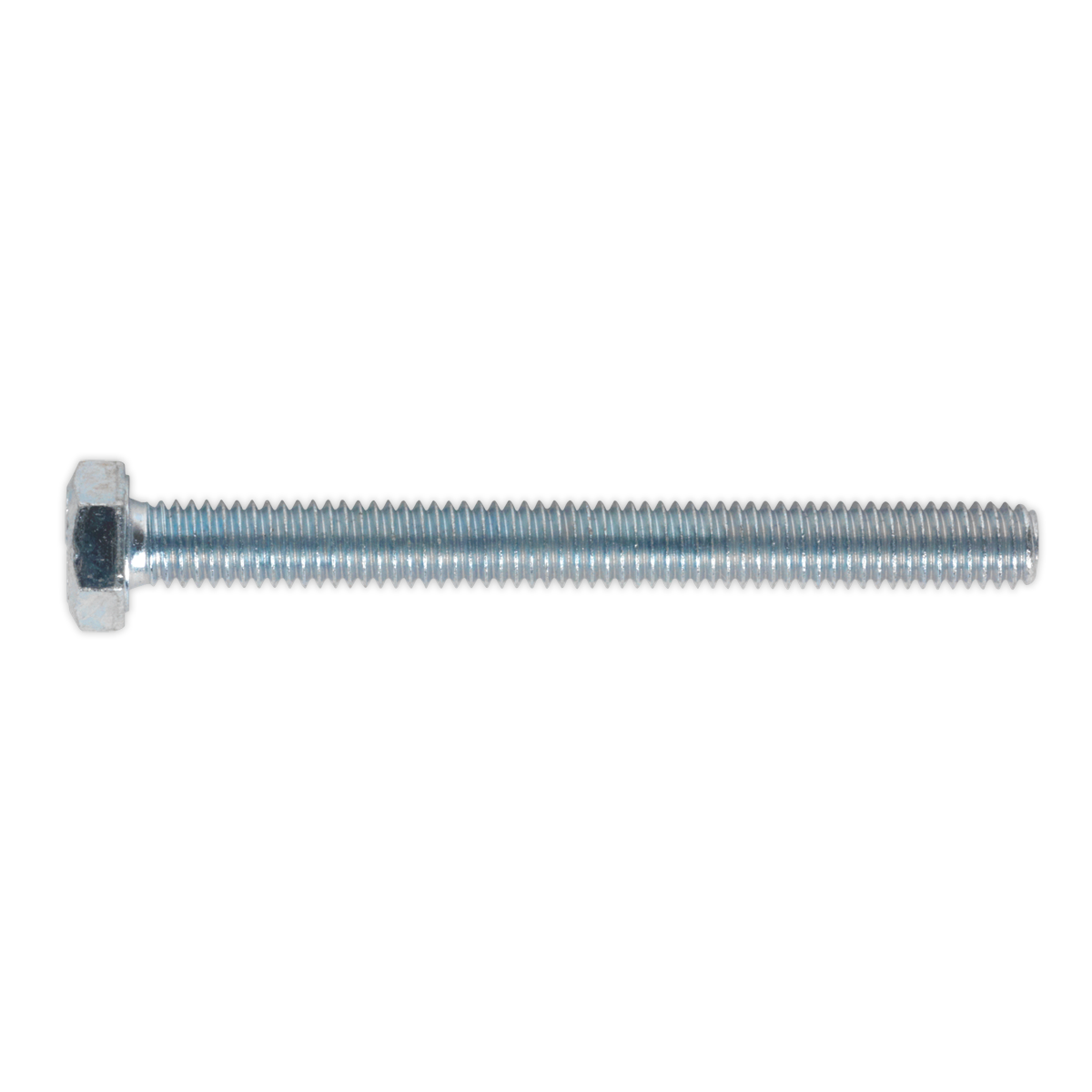 Sealey SS660 8.8 Zinc Plated HT Setscrew M6 x 60mm, DIN 933 - Pack of 50