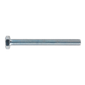 Sealey SS660 8.8 Zinc Plated HT Setscrew M6 x 60mm, DIN 933 - Pack of 50