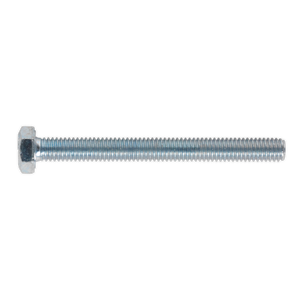 Sealey SS660 8.8 Zinc Plated HT Setscrew M6 x 60mm, DIN 933 - Pack of 50