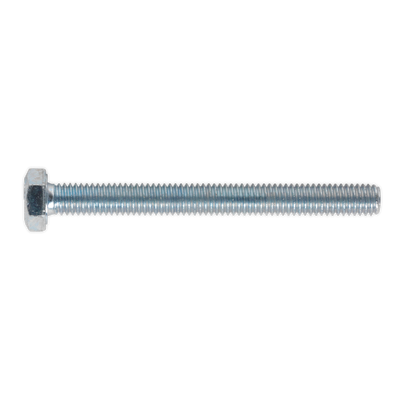 Sealey SS660 8.8 Zinc Plated HT Setscrew M6 x 60mm, DIN 933 - Pack of 50