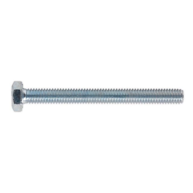 Sealey SS660 8.8 Zinc Plated HT Setscrew M6 x 60mm, DIN 933 - Pack of 50
