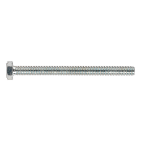 Sealey SS675 8.8 Zinc Plated HT Setscrew M6 x 75mm, DIN 933 - Pack of 50
