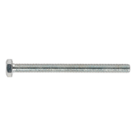Sealey SS675 8.8 Zinc Plated HT Setscrew M6 x 75mm, DIN 933 - Pack of 50