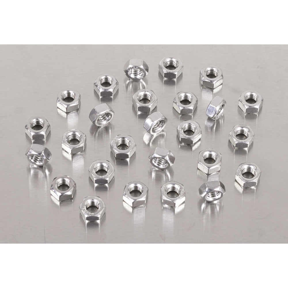 Sealey SS6 Stainless Steel Nut M6 x 1mm pitch, DIN 934 - Pack of 100 - additional view 2
