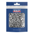 Sealey SS6 Stainless Steel Nut M6 x 1mm pitch, DIN 934 - Pack of 100