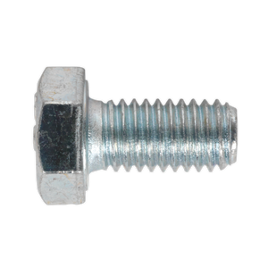 Sealey SS816 8.8 Zinc Plated HT Setscrew M8 x 16mm, DIN 933 - Pack of 50