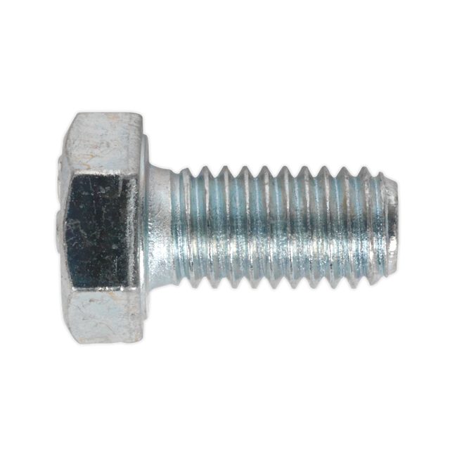 Sealey SS816 8.8 Zinc Plated HT Setscrew M8 x 16mm, DIN 933 - Pack of 50