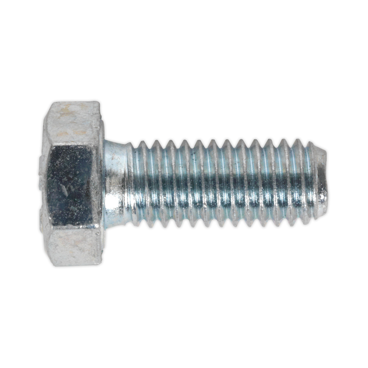 Sealey SS820 8.8 Zinc Plated HT Setscrew M8 x 20mm, DIN 933 - Pack of 50