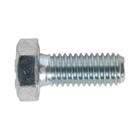 Sealey SS820 8.8 Zinc Plated HT Setscrew M8 x 20mm, DIN 933 - Pack of 50