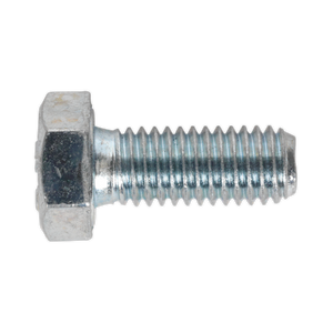 Sealey SS820 8.8 Zinc Plated HT Setscrew M8 x 20mm, DIN 933 - Pack of 50