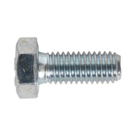 Sealey SS820 8.8 Zinc Plated HT Setscrew M8 x 20mm, DIN 933 - Pack of 50