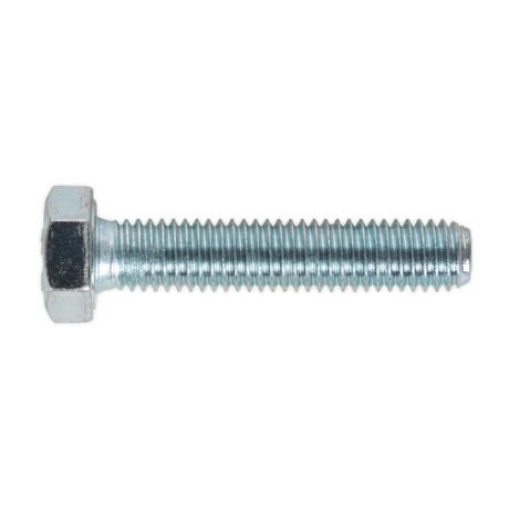 Sealey SS840 8.8 Zinc Plated HT Setscrew M8 x 40mm, DIN 933 - Pack of 50