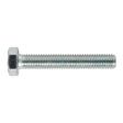Sealey SS850 8.8 Zinc Plated HT Setscrew M8 x 50mm, DIN 933 - Pack of 50