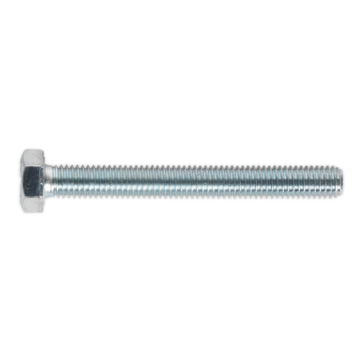 Sealey SS870 8.8 Zinc Plated HT Setscrew M8 x 70mm, DIN 933 - Pack of 25