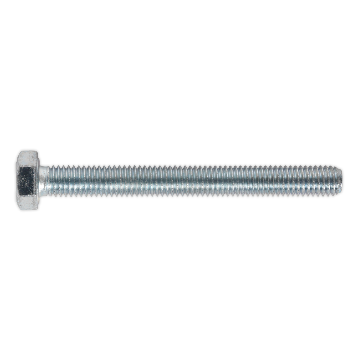 Sealey SS875 8.8 Zinc Plated HT Setscrew M8 x 75mm, DIN 933 - Pack of 25