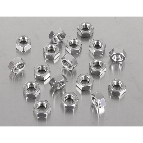 Sealey SS8 Stainless Steel Full Nut M8 x 1.25mm pitch, DIN 934 - Pack of 100 - additional view 2