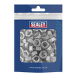Sealey SS8 Stainless Steel Full Nut M8 x 1.25mm pitch, DIN 934 - Pack of 100