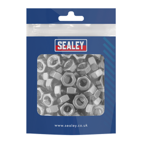 Sealey SS8 Stainless Steel Full Nut M8 x 1.25mm pitch, DIN 934 - Pack of 100