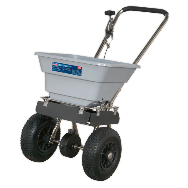 Sealey SSB37W Stainless Steel Broadcast Salt Spreader 37kg Walk Behind