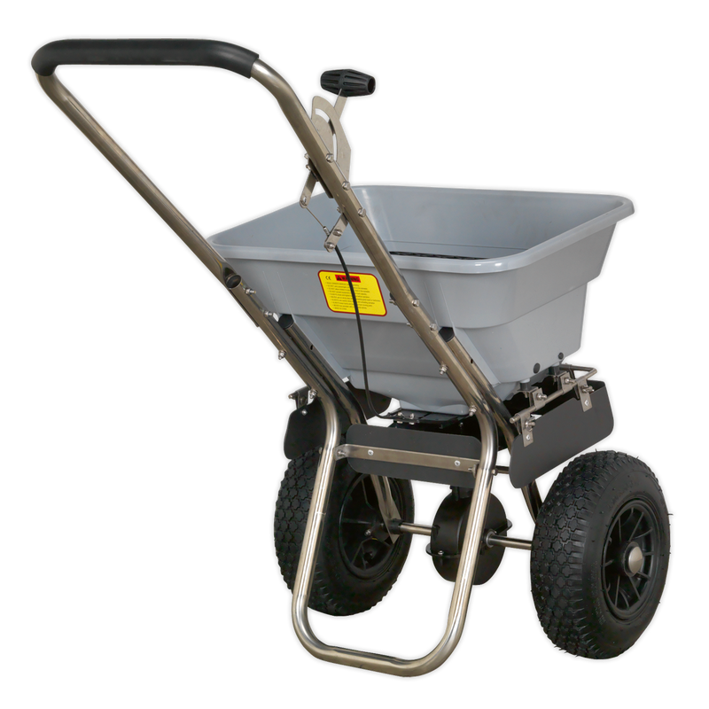 Sealey SSB37W Stainless Steel Broadcast Salt Spreader 37kg Walk Behind - additional view 2
