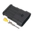 Sealey SSC4M 4-Way Superseal Male Connector - Pack of 3