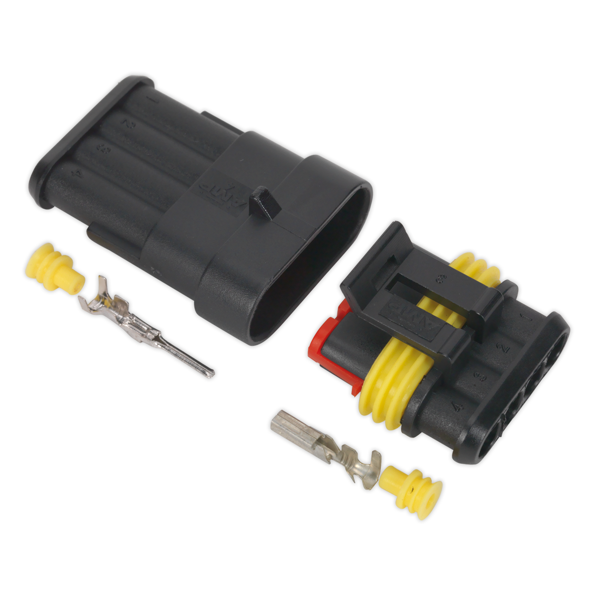 Sealey SSC4MF 4-Way Superseal Male & Female Connector