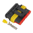 Sealey SSC5F 5-Way Superseal Female Connector - Pack of 3