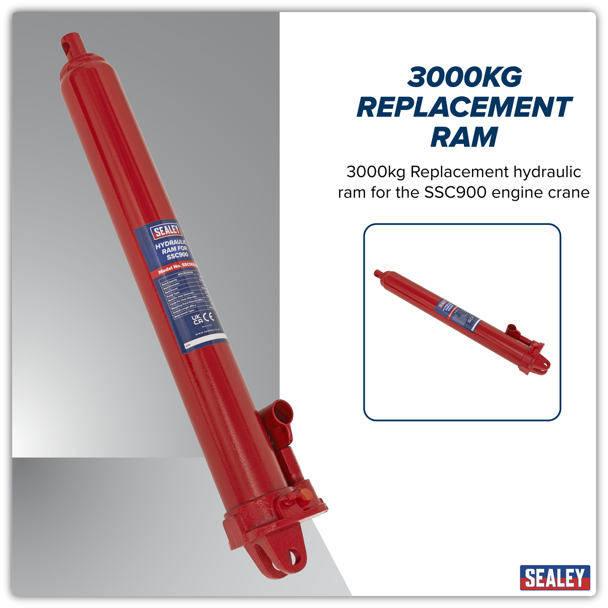 Sealey SSC900.08 Hydraulic Ram - additional view 3