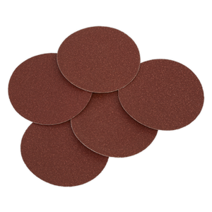 Sealey SSD01 Adhesive Backed Sanding Disc 80Grit 125mm - Pack of 5