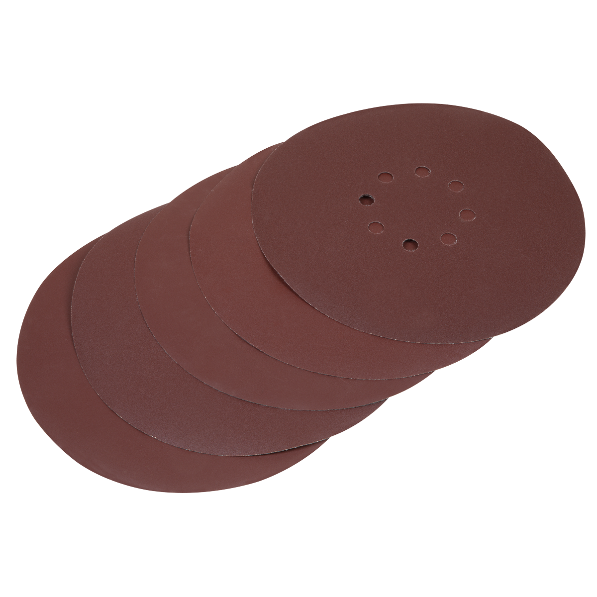 Sealey SSD05 225mm Hook-and-Loop Sanding Disc Set 5pc