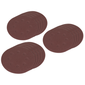 Sealey SSDS02 Hook-and-Loop Sanding Disc Set 125mm 10pc