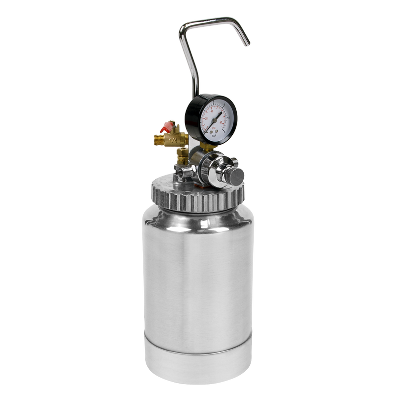 Sealey SSG1P Pressure Pot System with Spray Gun & Hoses 1.8mm Set-Up - additional view 5