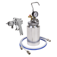 Sealey SSG1P Pressure Pot System with Spray Gun & Hoses 1.8mm Set-Up