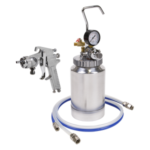 Sealey SSG1P Pressure Pot System with Spray Gun & Hoses 1.8mm Set-Up