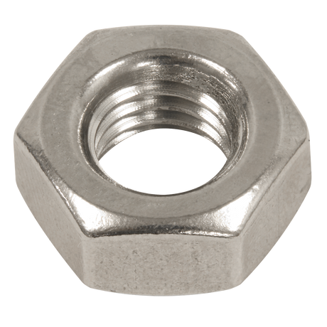 Sealey SSN10 Stainless Steel Nut M10 A2, DIN 934 - Pack of 50