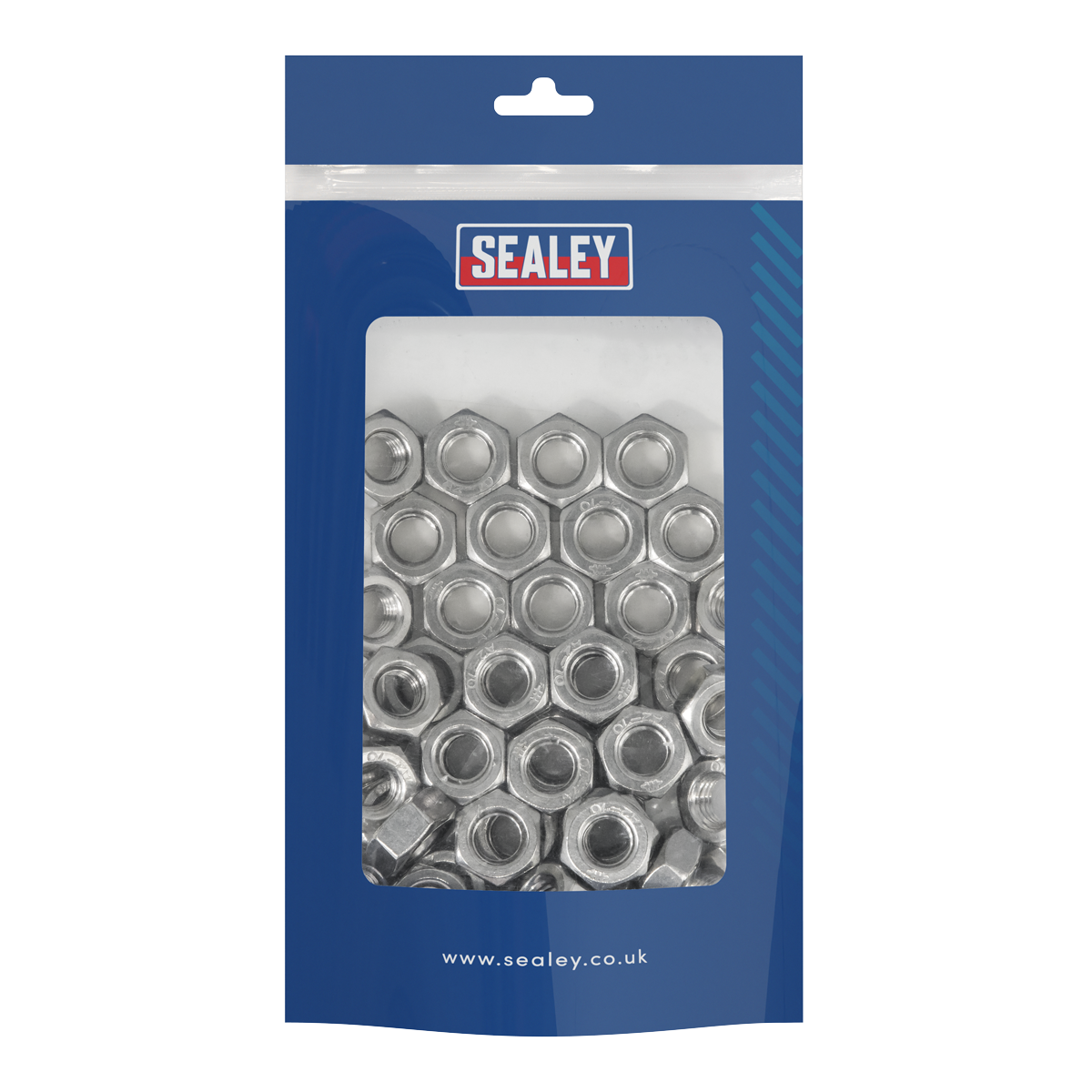 Sealey SSN10 Stainless Steel Nut M10 A2, DIN 934 - Pack of 50 - additional view 3