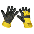 Sealey SSP13/6 Worksafe® Rigger's Gloves with Hide Palm - Pack of 6 Pairs