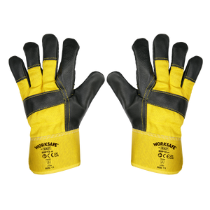 Sealey SSP13 Worksafe® Rigger's Gloves with Hide Palm - Pair - additional view 7