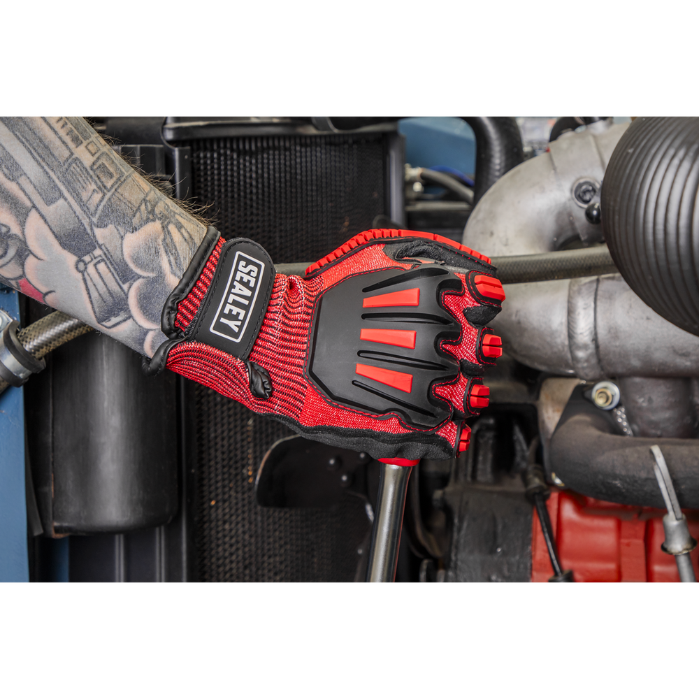 Sealey SSP38L Cut & Impact Resistant Gloves, Large - Pair - additional view 2