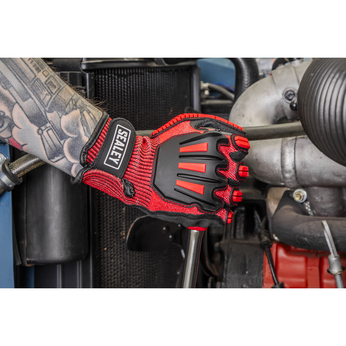 Sealey SSP38XL Cut & Impact Resistant Gloves, X-Large - Pair - additional view 6