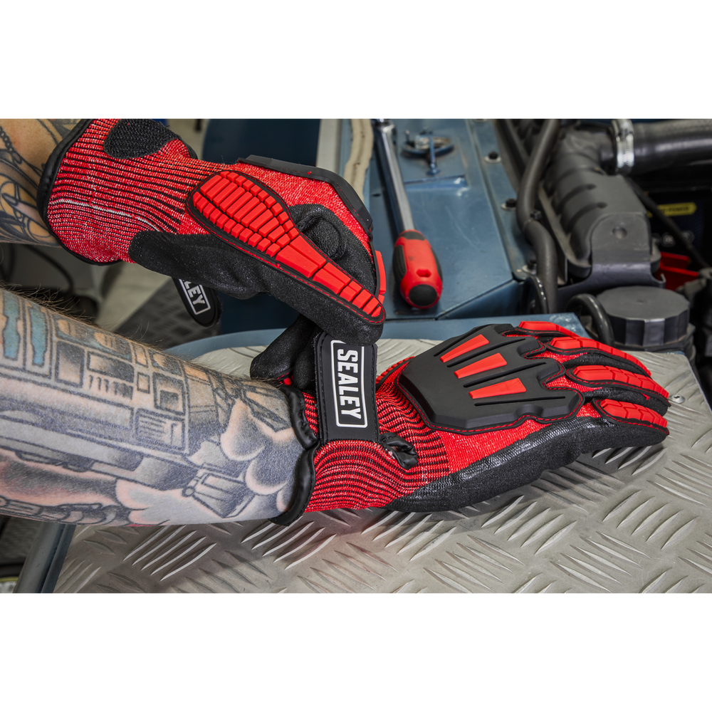 Sealey SSP38XL Cut & Impact Resistant Gloves, X-Large - Pair - additional view 7