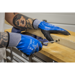 Sealey SSP49L Worksafe® Waterproof Latex Gloves, Large - Pair - additional view 5