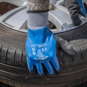 Sealey SSP49L Worksafe® Waterproof Latex Gloves, Large - Pair - additional view 6