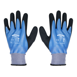 Sealey SSP49L Worksafe® Waterproof Latex Gloves, Large - Pair - additional view 7