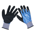 Sealey SSP49XL/6 Worksafe® Waterproof Latex Gloves, X-Large - Pack of 6 Pairs