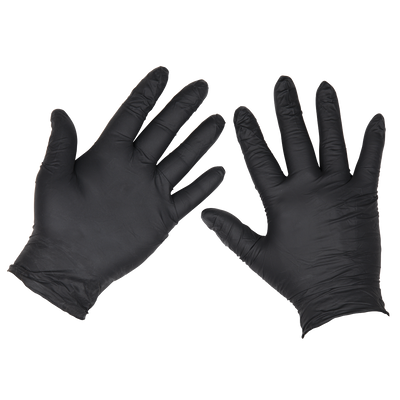 Sealey SSP60XL Extra-Thick Powder-Free Disposable Nitrile Gloves, X-Large - Pack of 100