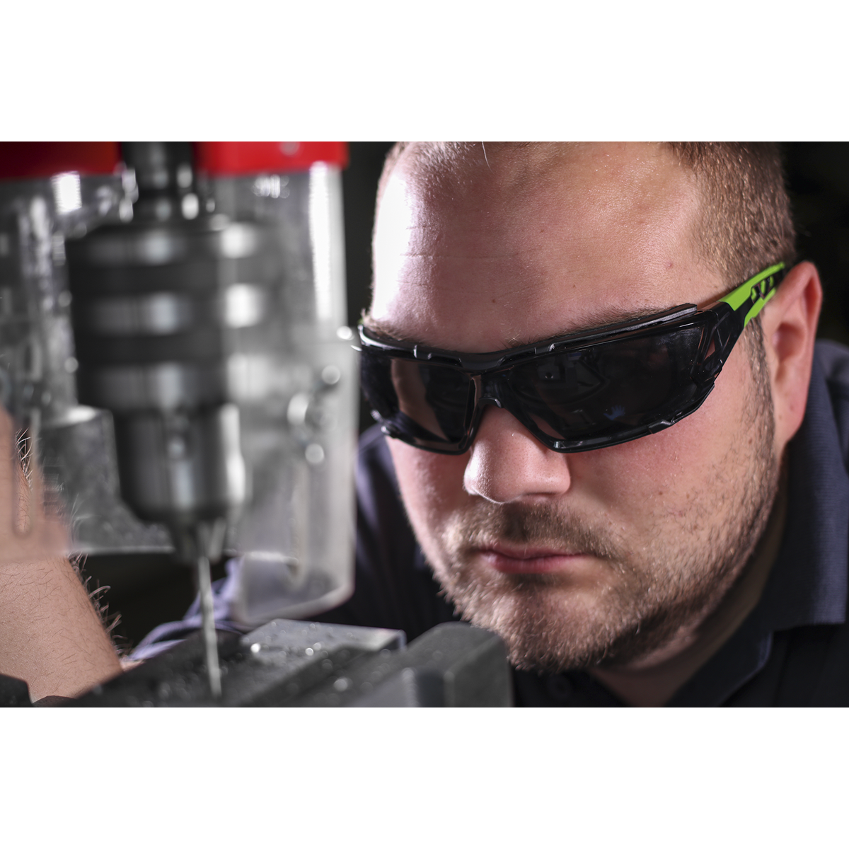 Sealey SSP69 Worksafe® Safety Spectacles with EVA Padding - Anti-Glare Lens - additional view 5