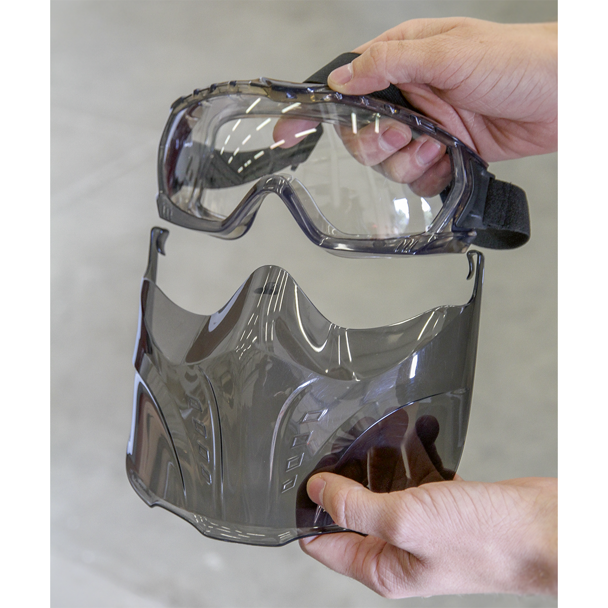 Sealey SSP76 Worksafe® Safety Goggles with Detachable Face Shield - additional view 3